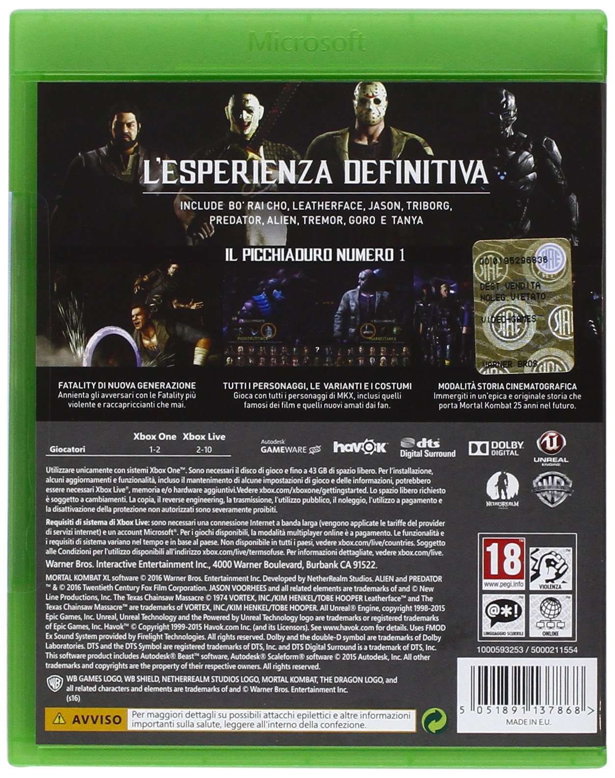 Mortal Kombat XL - Xbox One