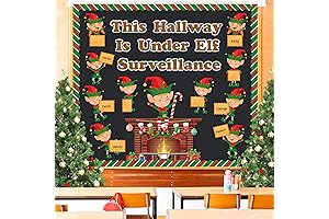 Faccito Christmas Classroom Wonder Wall Bulletin Board Kit