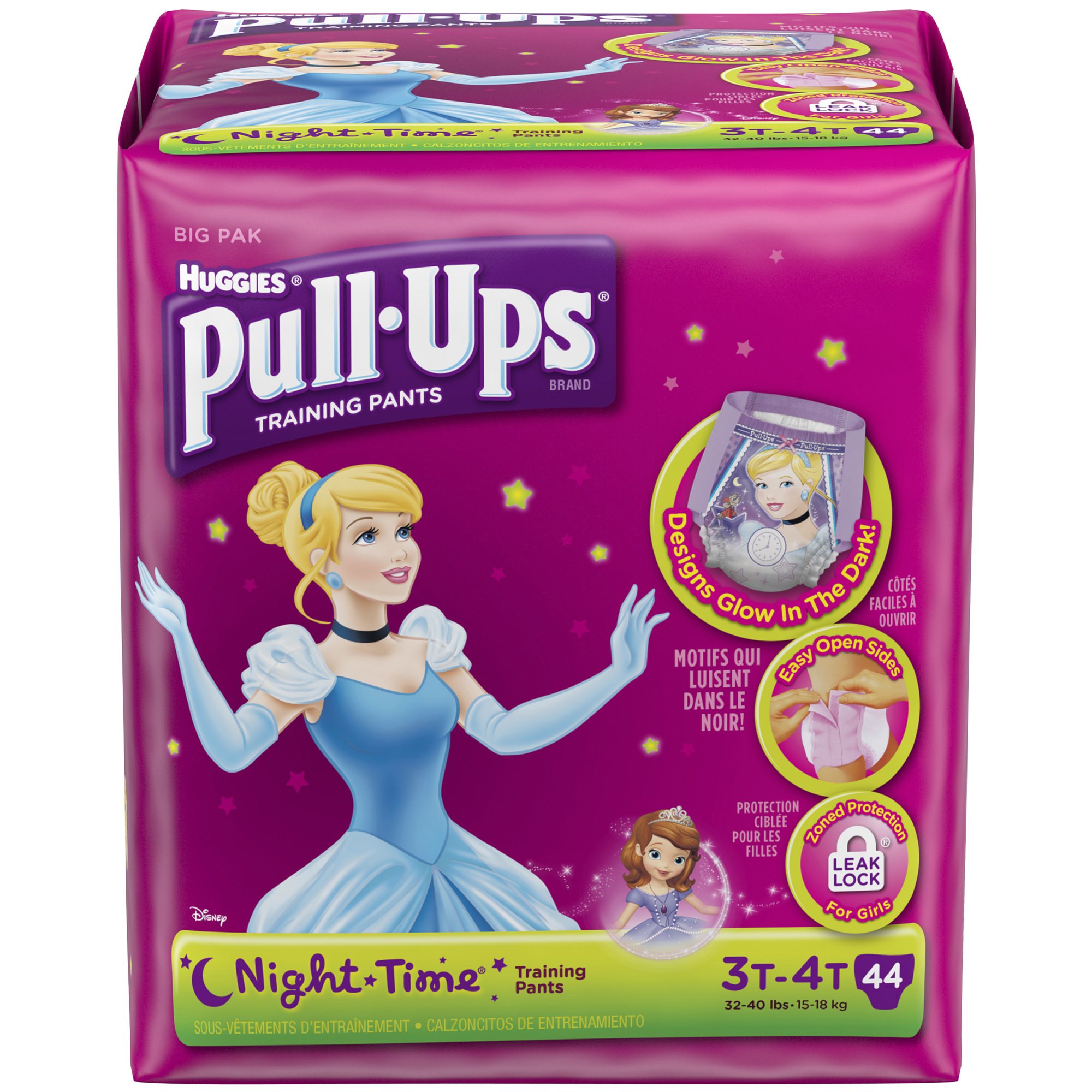 Buy PullUps Training Pants, Night*Time for Girls 3T4T Online at