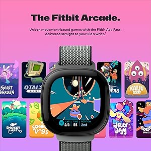Google Fitbit Ace LTE - Kids Smartwatch with Call, Message, GPS, and Activity-Based Games, Ace Pass Data Plan Required - Mild - Strange Arcade