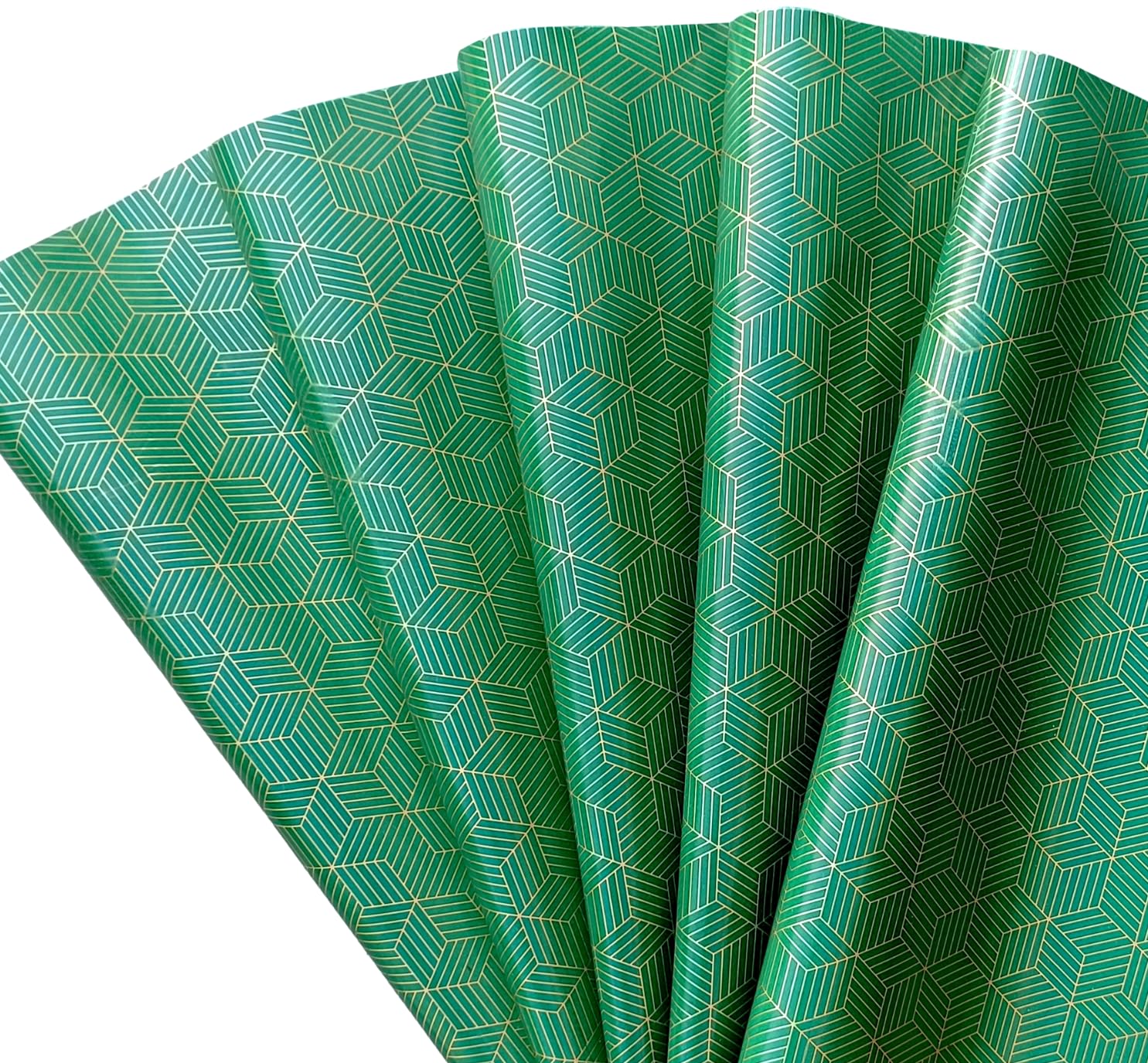 Aakar, Pack of 5, Gift Wrapping Paper Sheet, Gift Paper, Gift Wrap For Birthday (Emerald Prism) (B0CN9HY3YN) Amazon Price History, Amazon Price Tracker