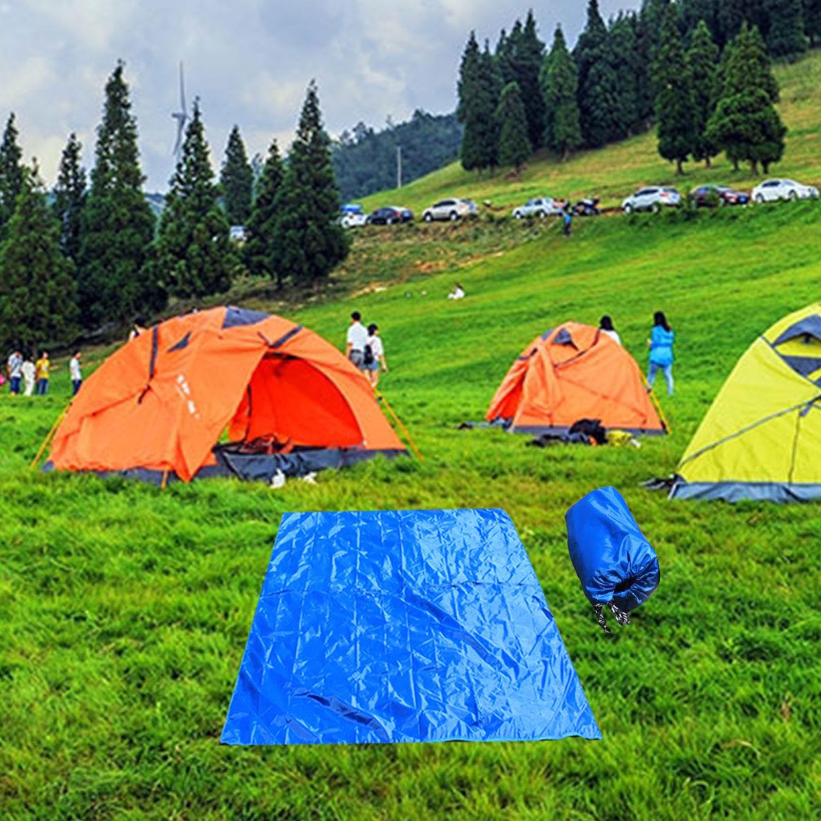 Tapis de/de Plage/d'extérieur, Grand Tapis de avec Sac de Rangement, 300 Cm X 300 Cm, Idéal pour Le Camping et Les