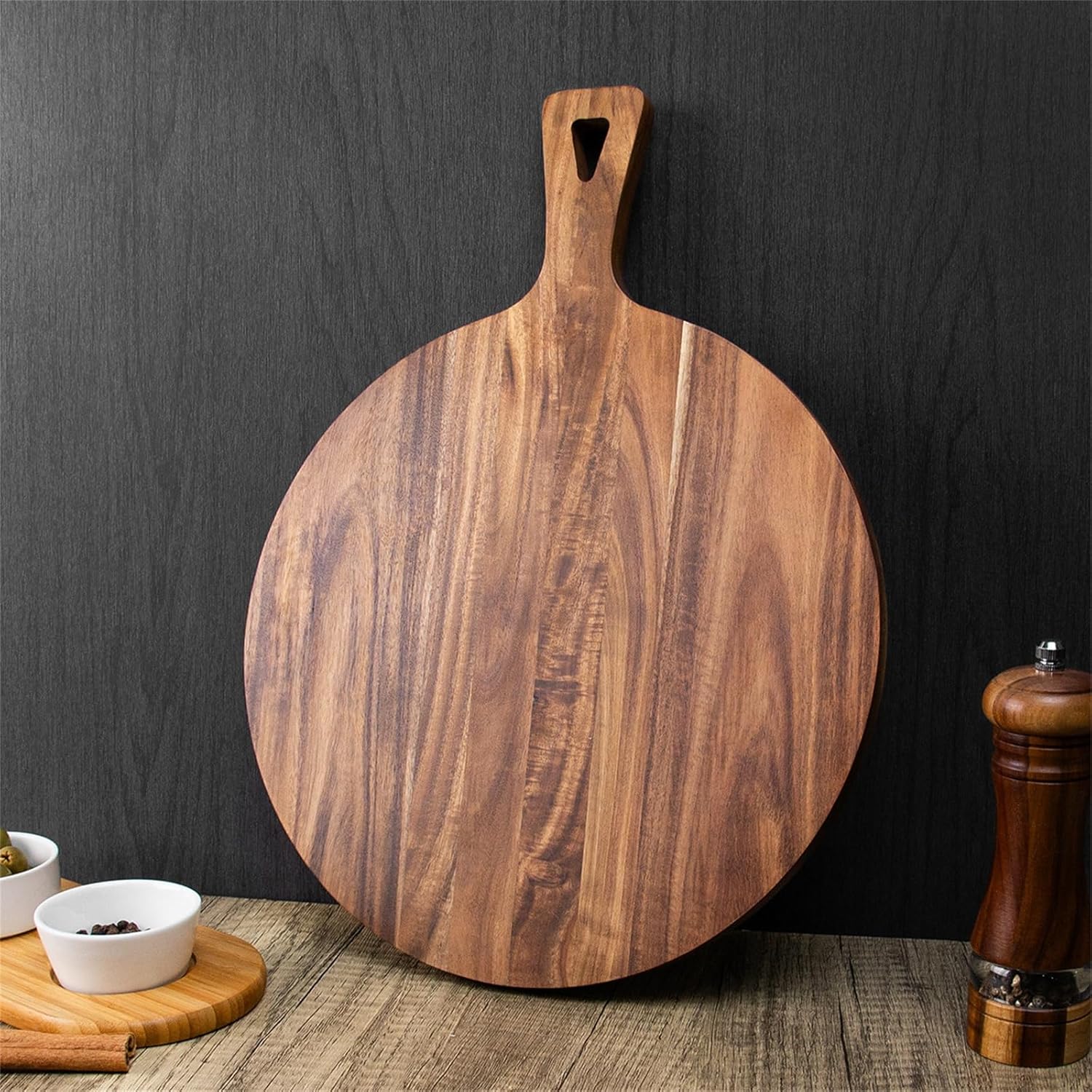 まな板 厚手の丸型キッチンピザ用まな板 カッティングボード