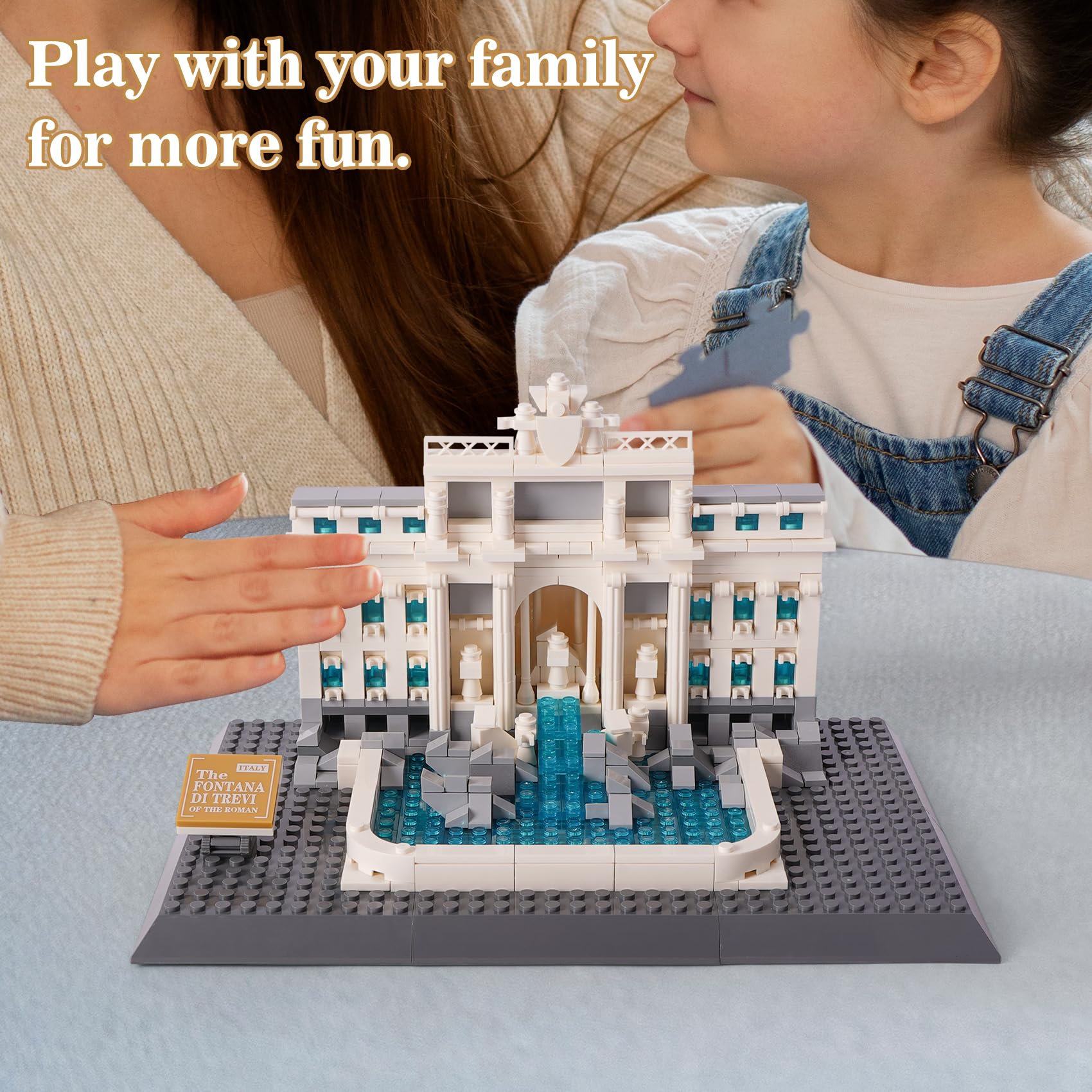 Oichy Architecture Building Toy Roman Landmark Trevi Fountain Set Collectible World Famous Building Bricks for Kids and Adults (667pcs) - Image 4