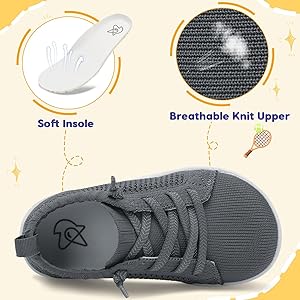 Amazon.com | LeIsfIt Toddler Shoes Girls Boys Wide Shoes