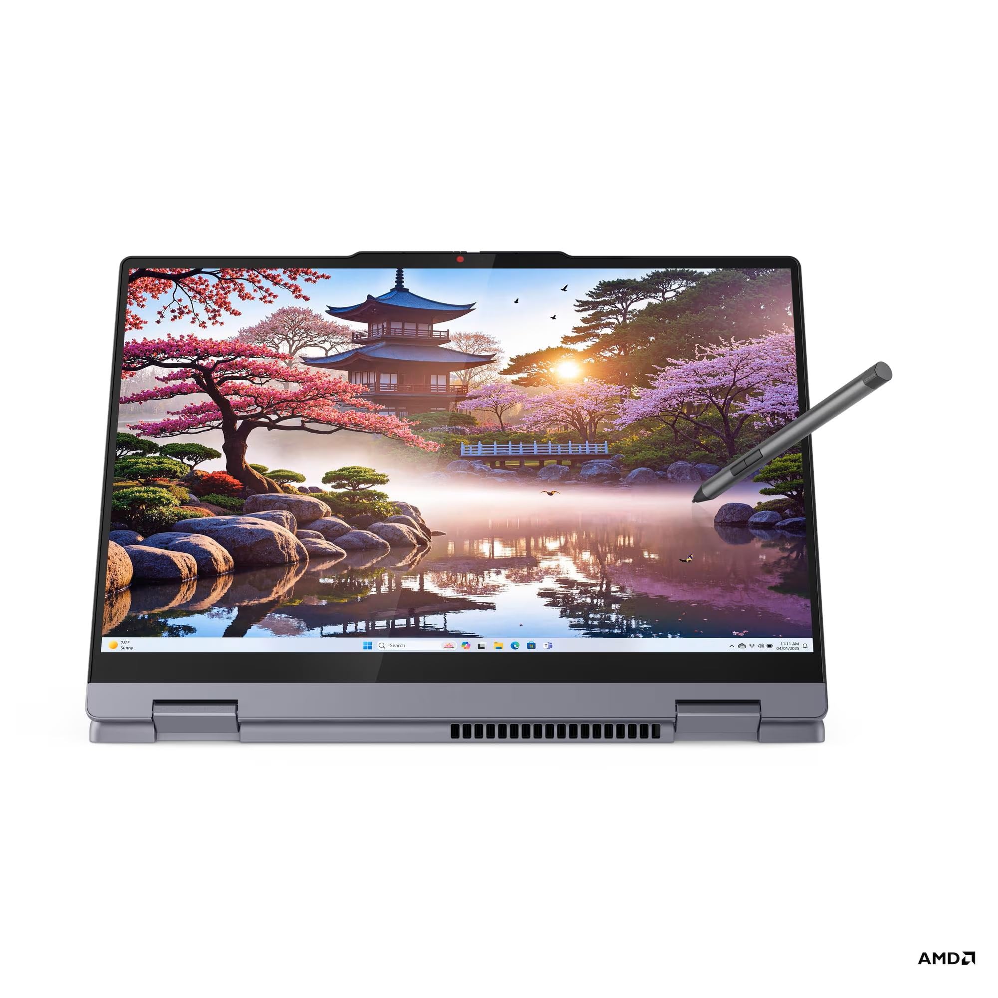 Lenovo IdeaPad 5 2 em 1 com processador AMD Ryzen AI 7 350, tela