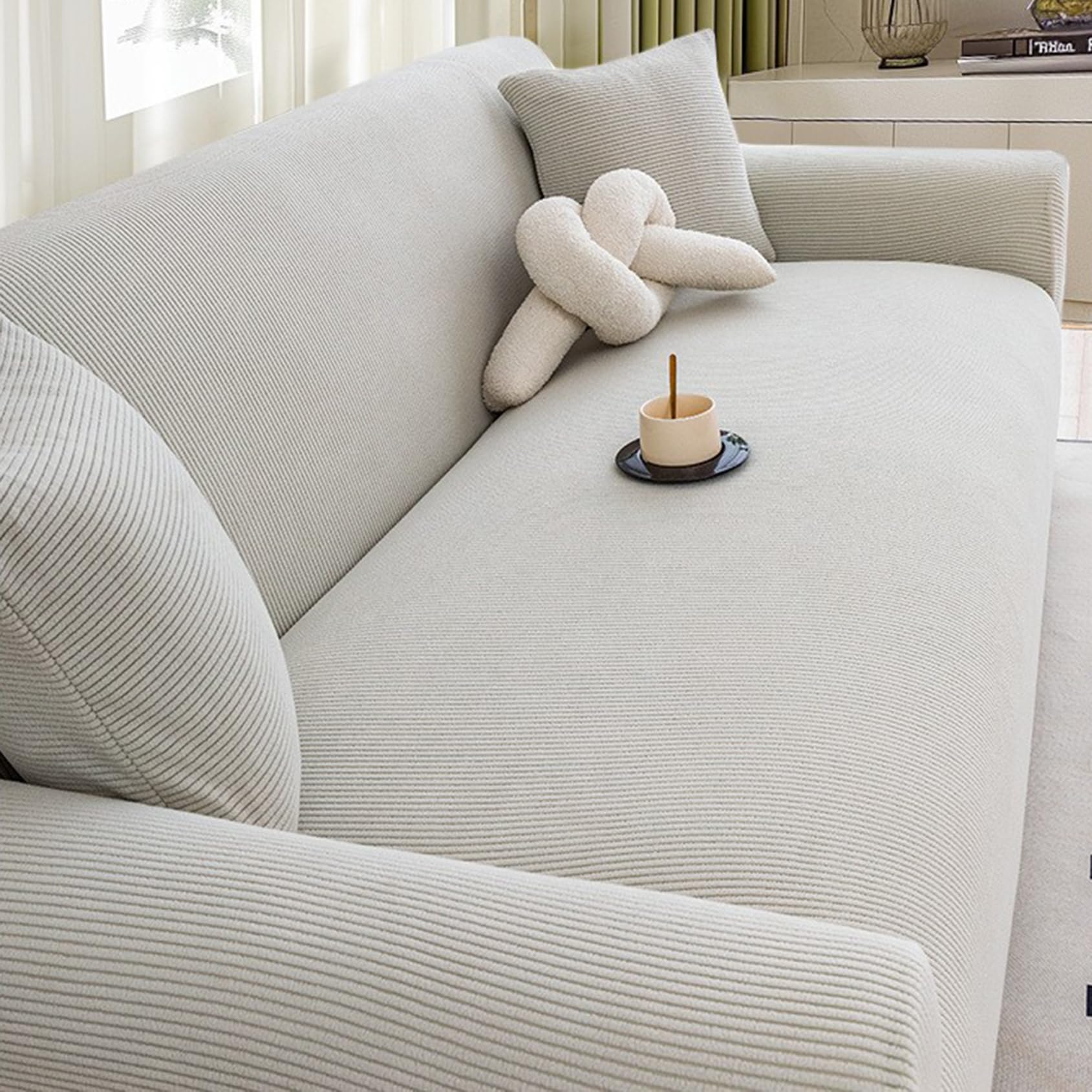 Pers C 1/2/3/4/5 Seater Ouch Overs, All-Inclusive High Stretch Sofa Overs, Washable Anti-At Scratching Sofa Slipcovers With 1 Pillowcase(Size:2 Seater(145-185Cm),Olor:c)