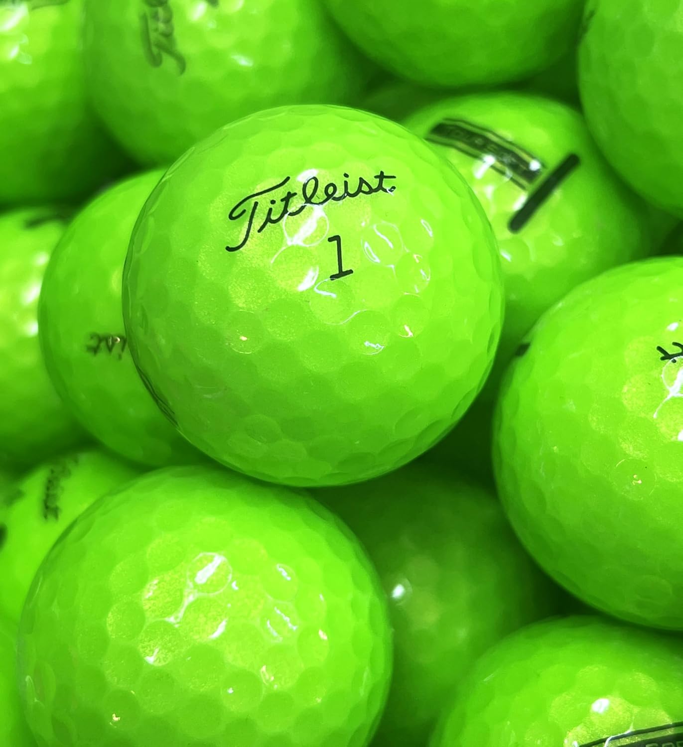 Golf Ball House…12 Tour Soft Golf Balls for Titleist/Green/Near Mint (AAAA) / Used-Recycled w/Mesh Bag