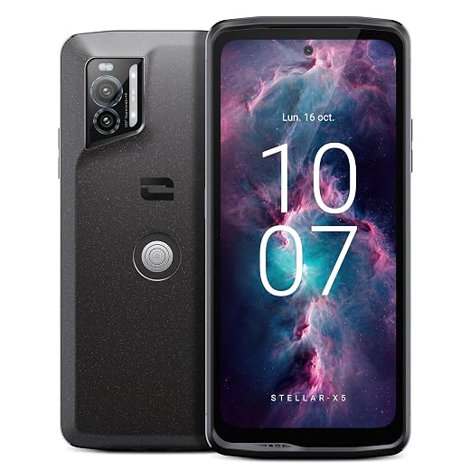 CROSSCALL Stellar-X5 - Smartphone débloqué 5G - Garantie 5 Ans - Écran 6,4" - Android 13 - Caméra arrière : 50 Mpx/Avant : 16 Mpx
