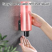 Vista 2 de 3 unidades de dispensador de botellas de jabón redimensionable, soporte de pared para ducha, dispensador de loción de champú y jabón, soporte