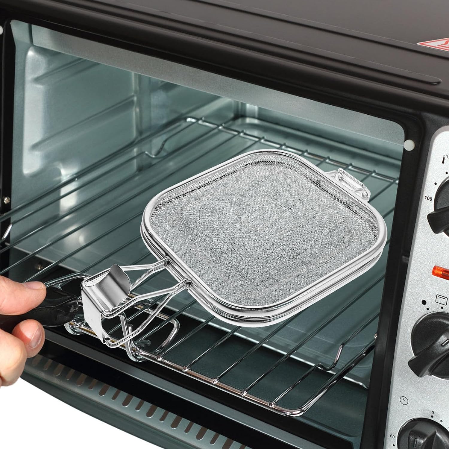 Stainless Steel Bread Sandwich Baking Net for Kitchen Use