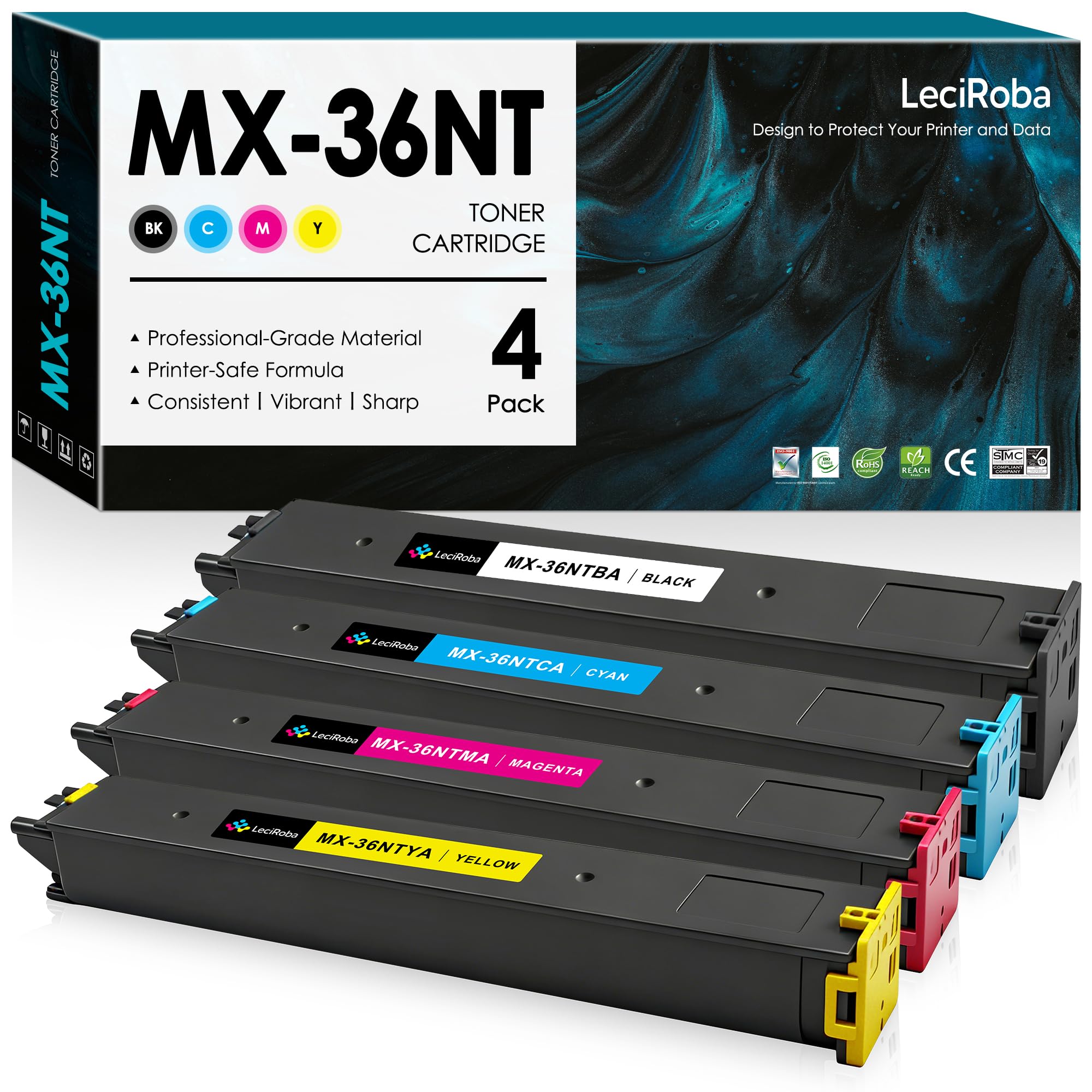 Amazon.co.jp: LeciRoba MX-36NT トナーカートリッジ 交換用 Sharp MX