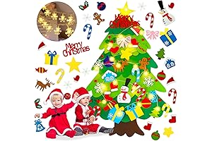 Felt Christmas Tree for Kids to Decorate | Santa's Workshop for Kids this Holiday 2023