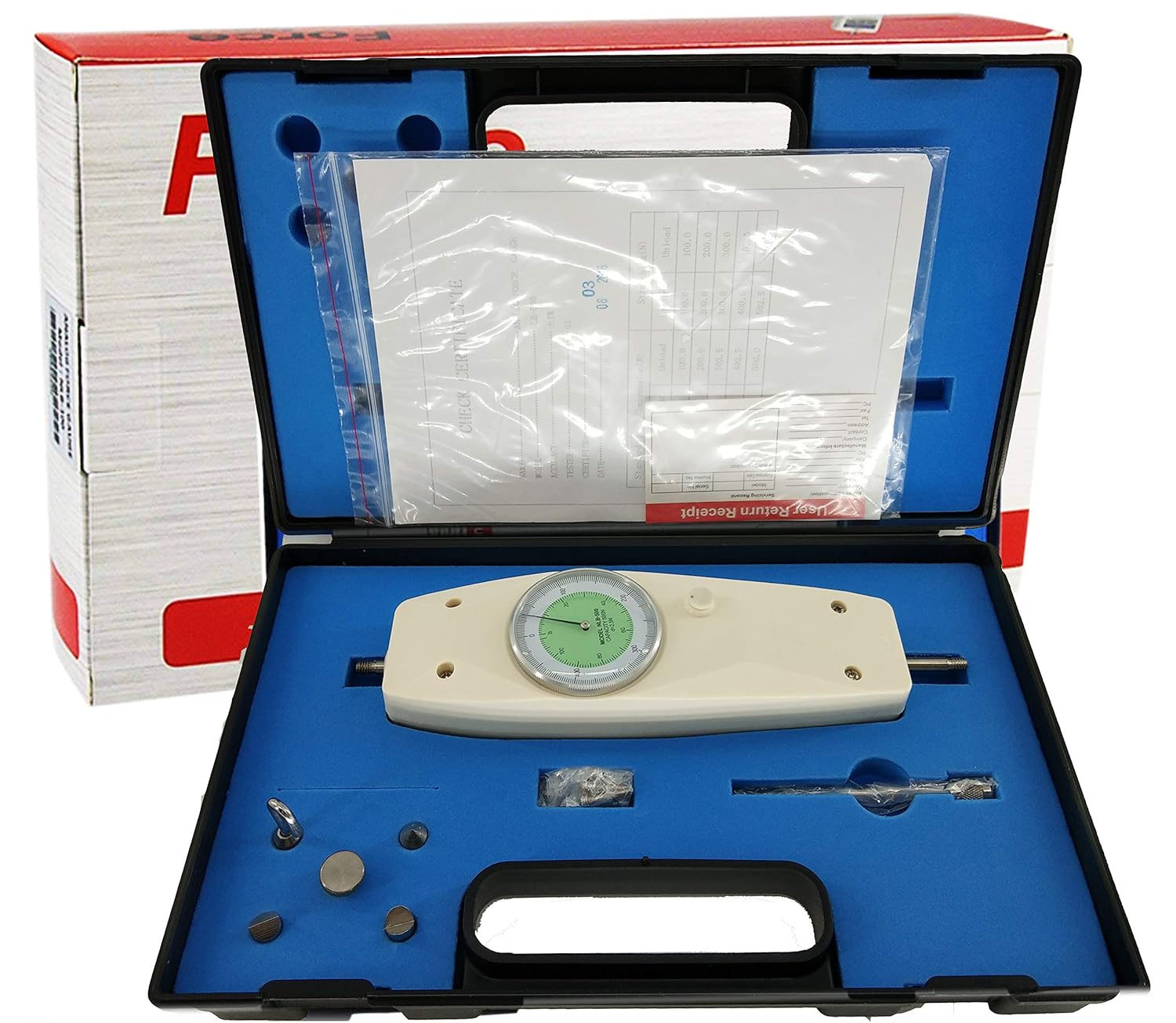 VTSYIQI Mechanical Push Pull Force Gauges Analog Force Gauge 500 N 110 lbs Newton