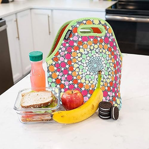 Miniatura 5 de Artists Collective - Bolsa de neopreno con aislamiento lavable para el trabajo y el picnic, diseño de Amy Diener (EE. UU.), piruleta, clásico