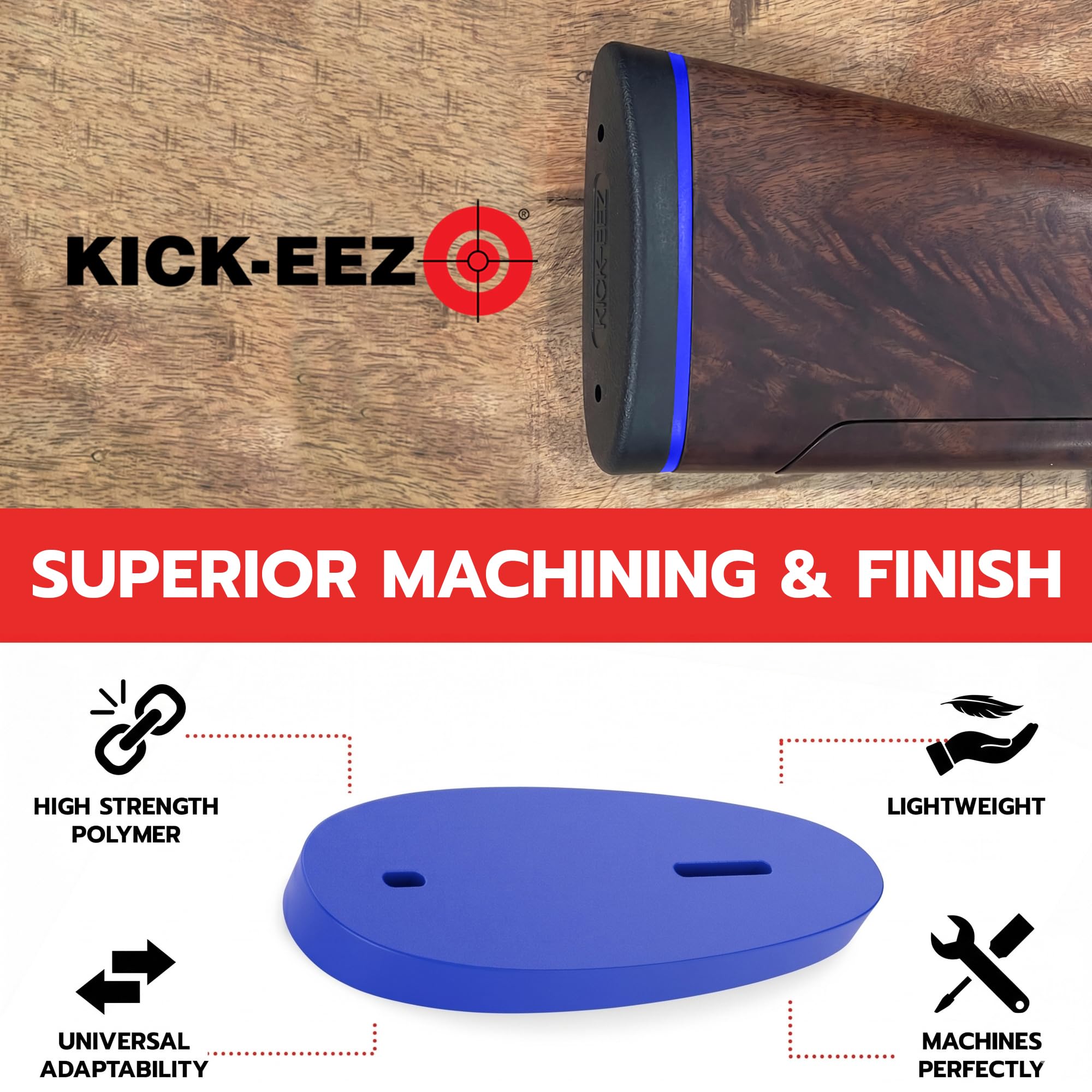 KICK-EEZ Gun Stock Spacers - Customize Your Shotgun -3 KICK-EEZ Gun Stock Spacers - Customize Your Shotgun -3