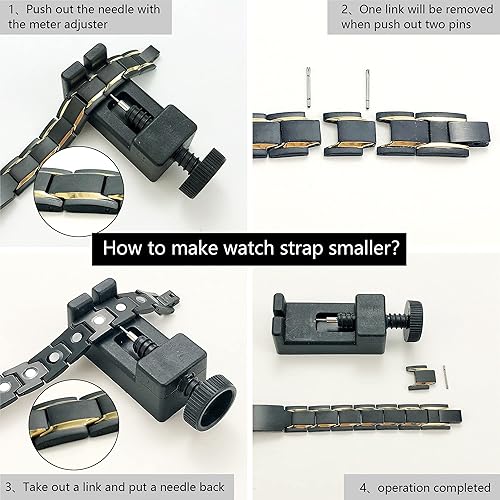 Miniatura 6 de XUANPAI Pulseras de alerta médica para hombres y mujeres con grabado gratuito ajustable de acero inoxidable para emergencias médicas