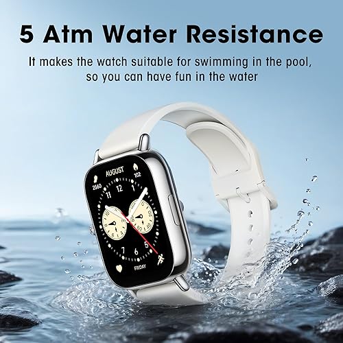 Miniatura 5 de Xiaomi Redmi 5 Lite - Reloj inteligente, reloj de contador de pasos para mujeres y hombres con pantalla LCD grande de 2 pulgadas, 140 modos Oro