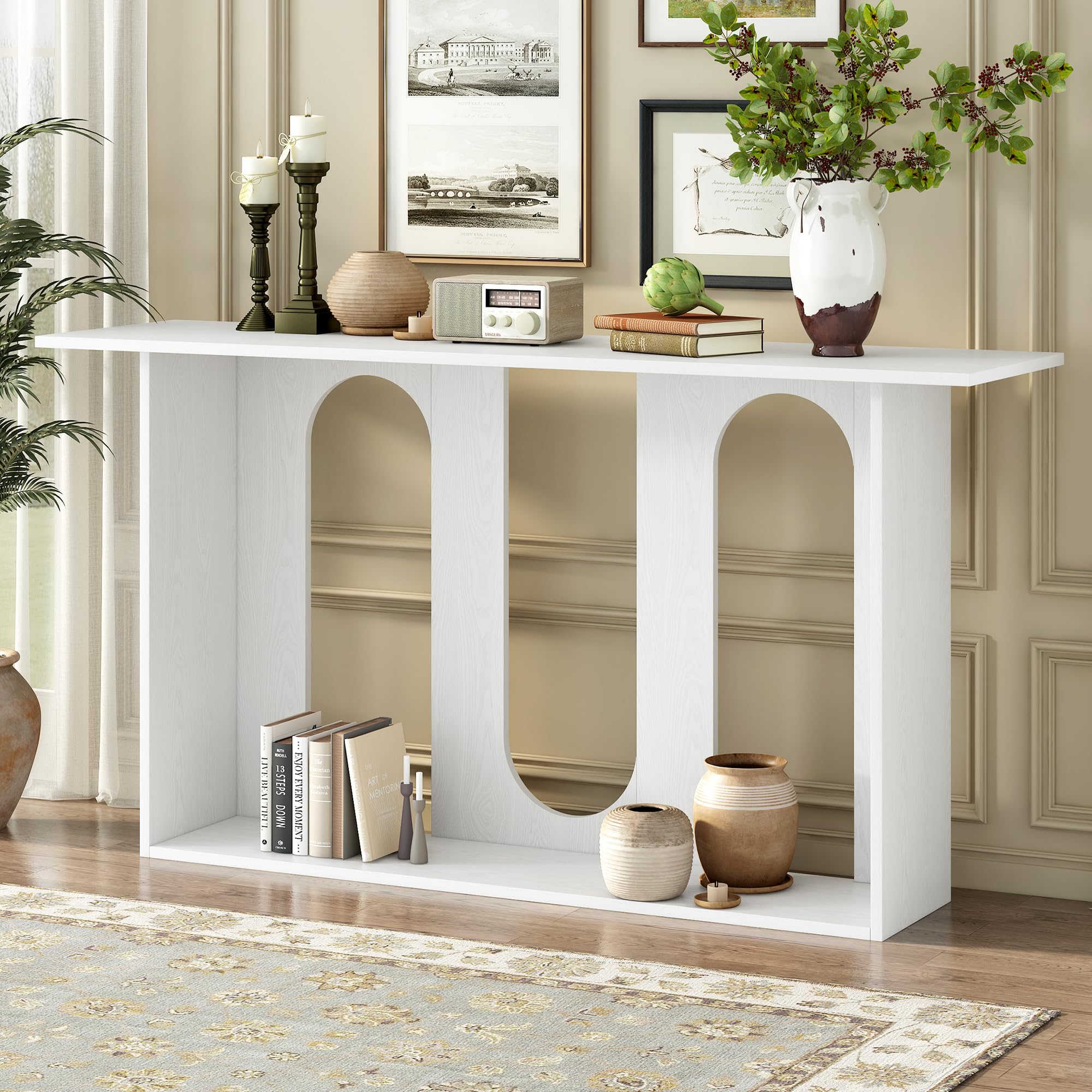 Amazon.com: Modern Curved Base Design Console Table,60