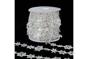 33 Feet Blue Beaded Garland A Christmas Ornament with Their Personalized Touch