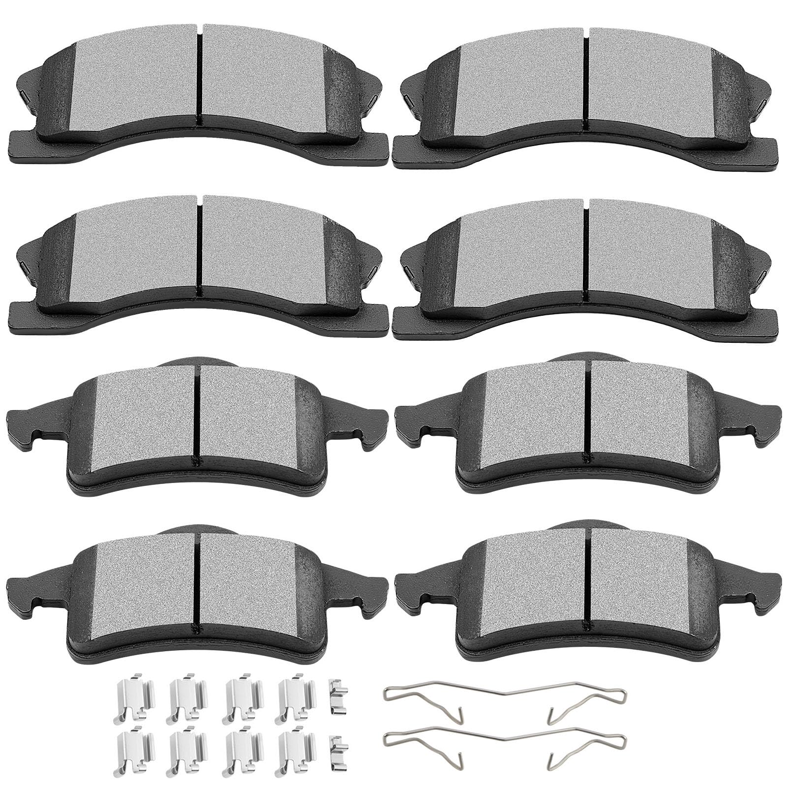 SCITOO D945 D791 8PCS Front and Rear Ceramic Brake Pad Sets