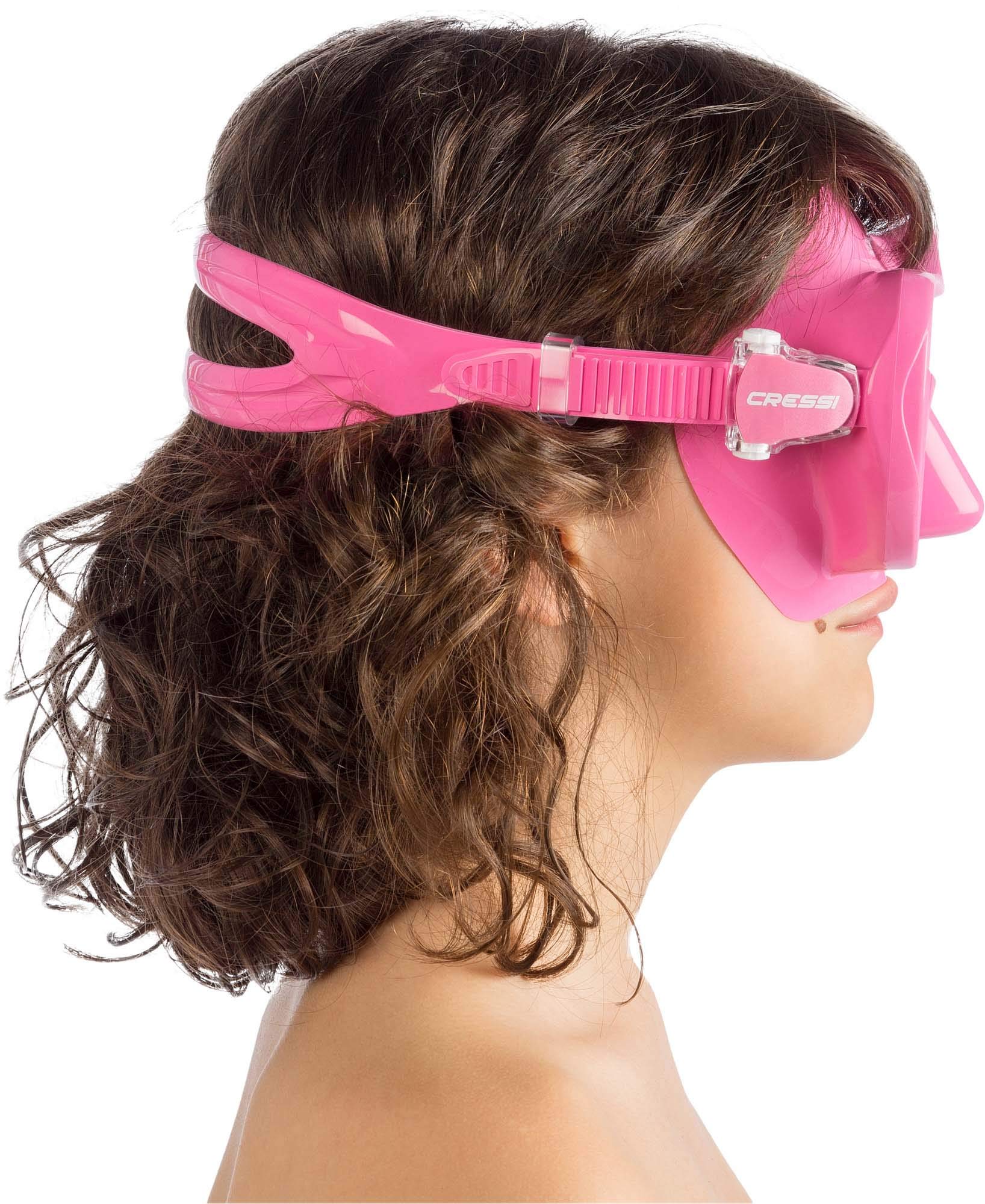 CRESSI F1 Small Mask - Framelles Soft Silicone Mask for Snorkeling and Diving, One Size, Unisex Youth