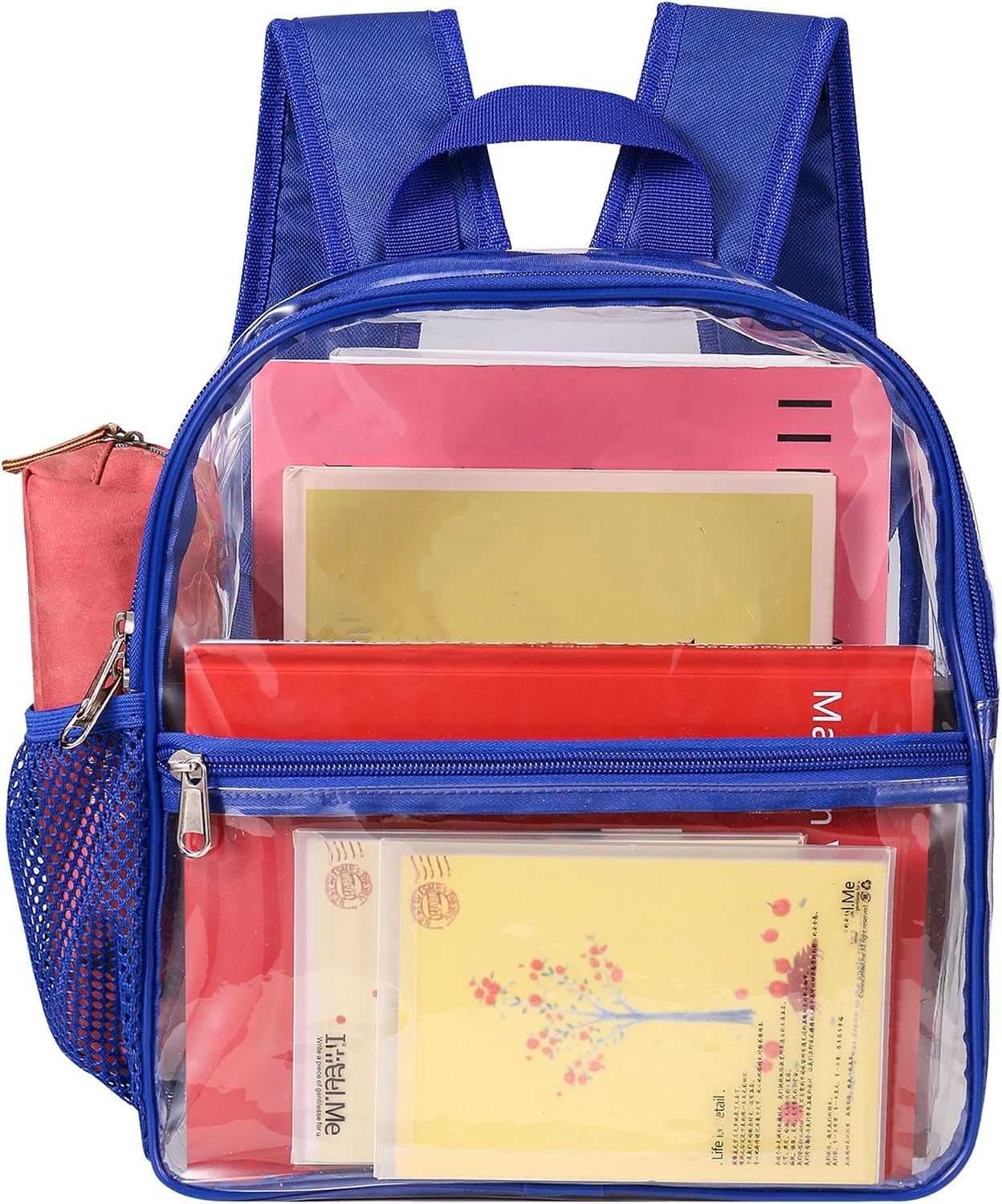 USPECLARE 30 Pack Clear Backpack for Stadium Approved 12×6×12 Backpack | Bulk Water proof Clear Bag for Stadium Events and Concert Work Sport Event, See Through Backpacks for Girls and Boy