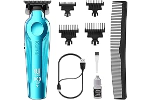KEMEI Cordless Zero Gapped Trimmer Hair Clipper Men's