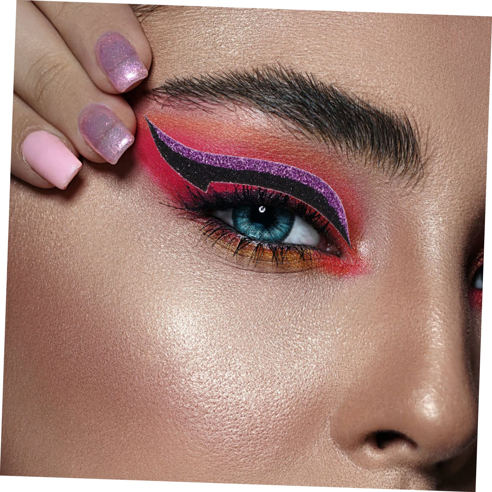 Didiseaon 160paia Adesivi Eyeliner Per Makeup Adesivi Autoadesivi Riutilizzabili Per Ombretto Facili Applicare Per