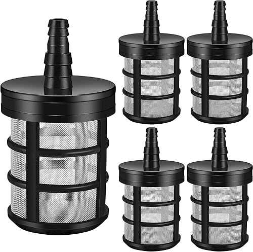 Tondiamo 4 filtros de manguera para el hogar, bomba de agua, filtro de sedimento, 50 malla, manguera de acero inoxidable, filtro de agua, filtro de