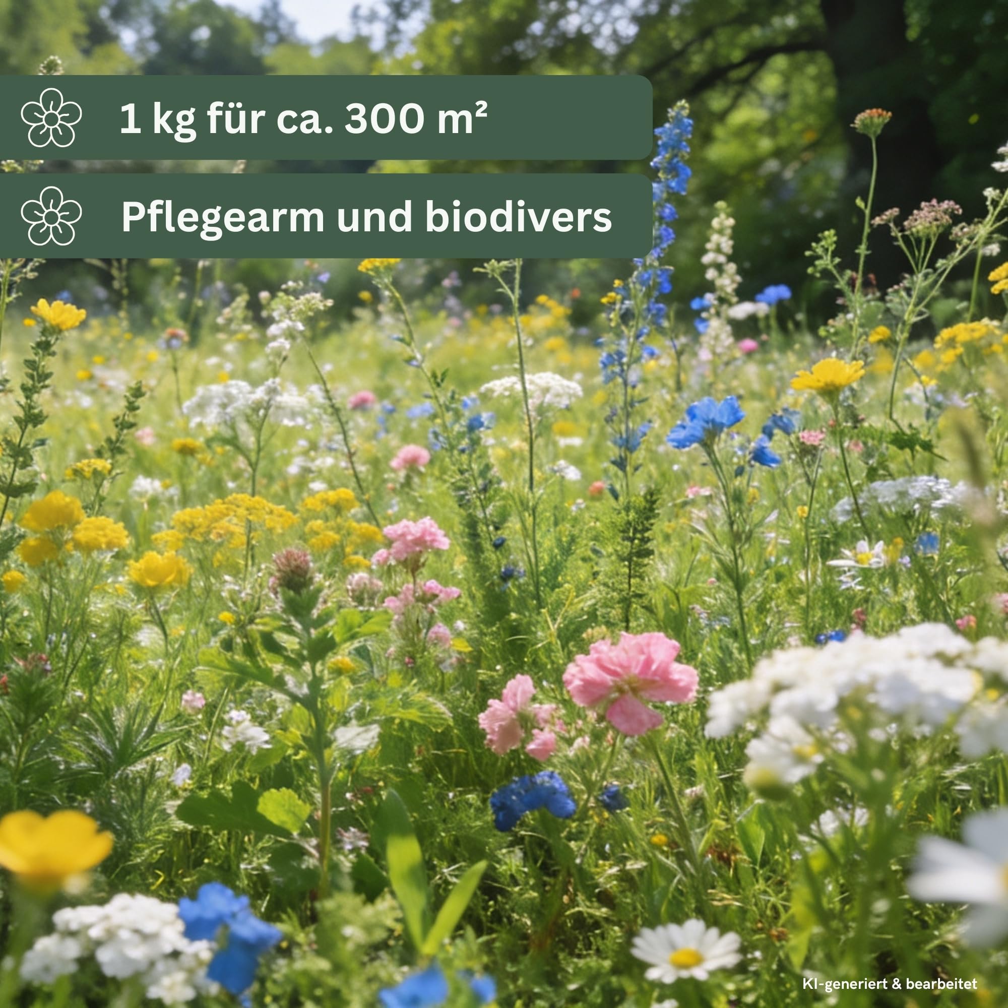 Blumenwiesen-Mischung nach L?BF Kleve-Kellen 1kg