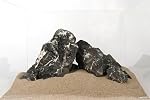 LANDEN Natural Tonwa Rocks (17lbs, 2-8 inches) Aquarium Seiryu Stones for Aquascaping, Aquarium Landscaping, Terrariums, Fish Tank Decoration, Vivariums, Paludarium, Reptile and Amphibian Enclosures