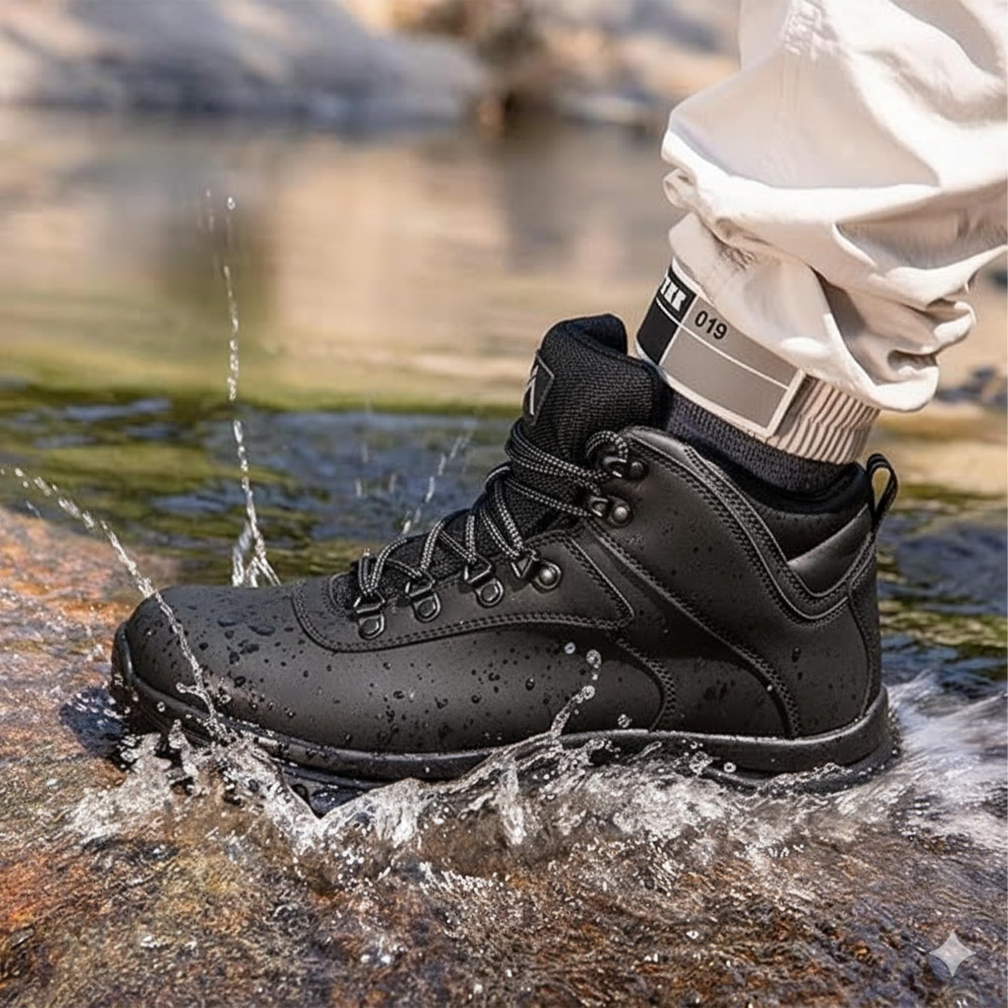 CC-Los Wanderschuhe Herren Wasserdicht Rutschfest Abriebfest Outdoor