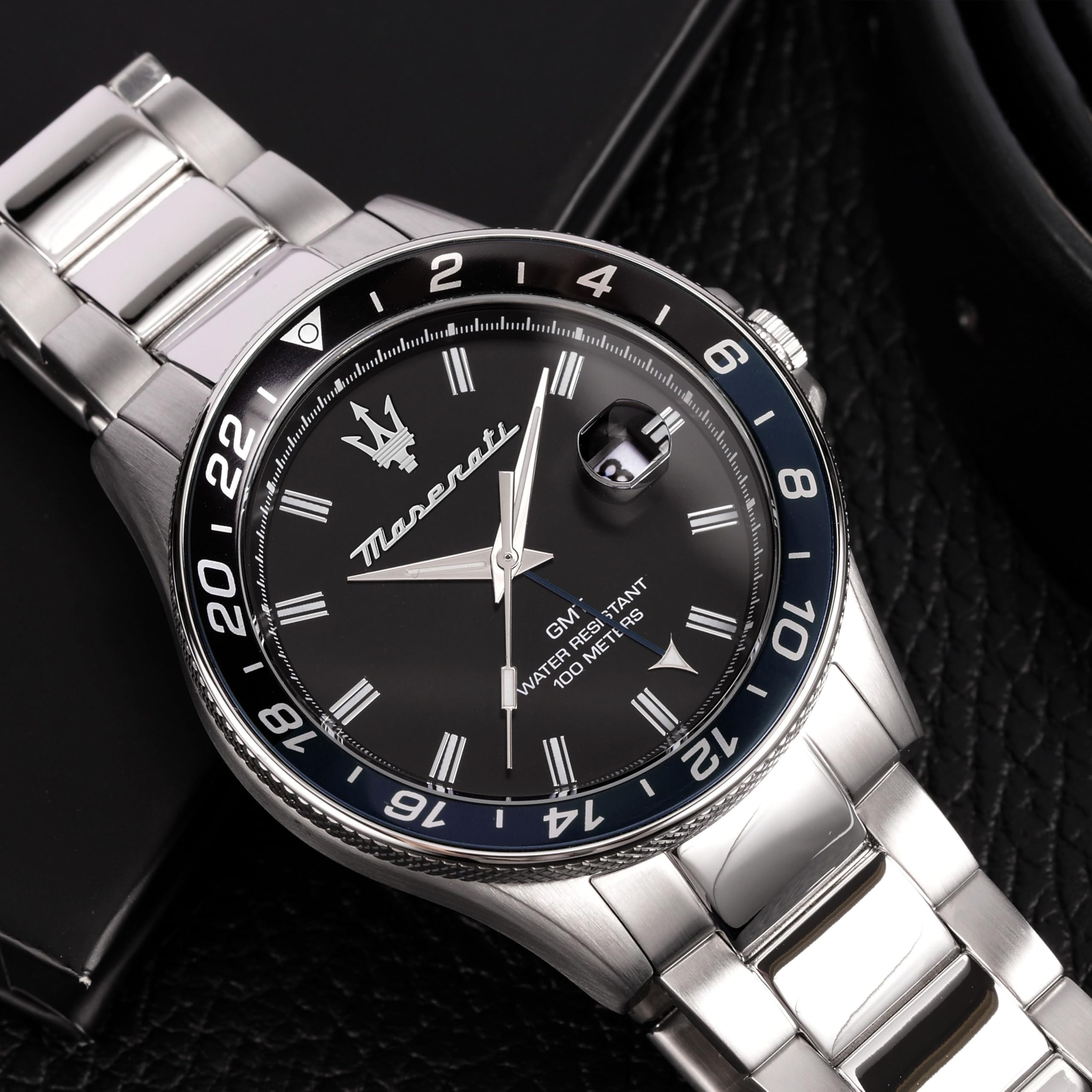 Maserati Orologio Uomo, Tempo, Data, Analogico, Cassa 44 mm, Limited Edition Collezione SFIDA - R8853140011