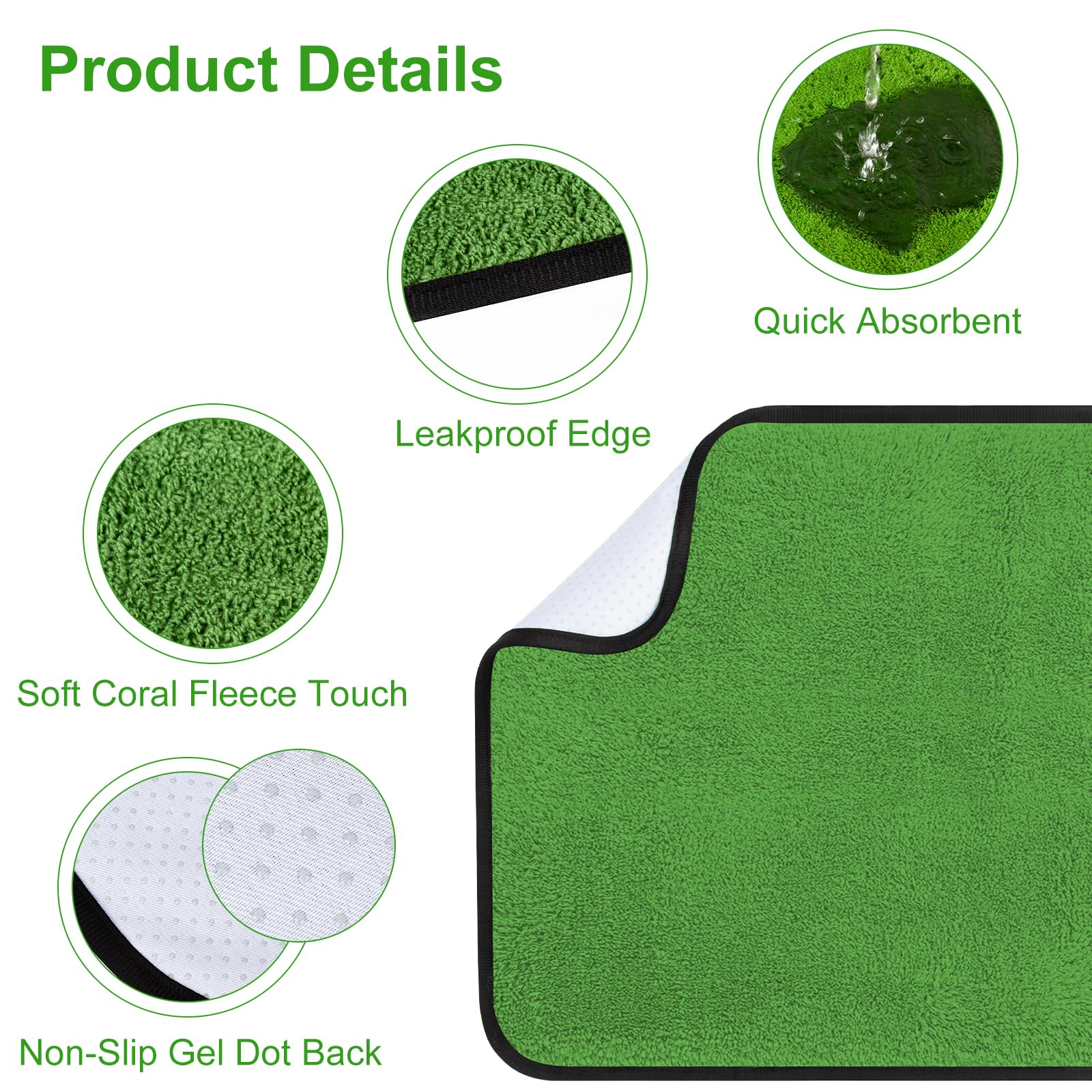 Washable Pee Pad, 60 x 45 cm / 23.6 x 17.7 inch - Image 4