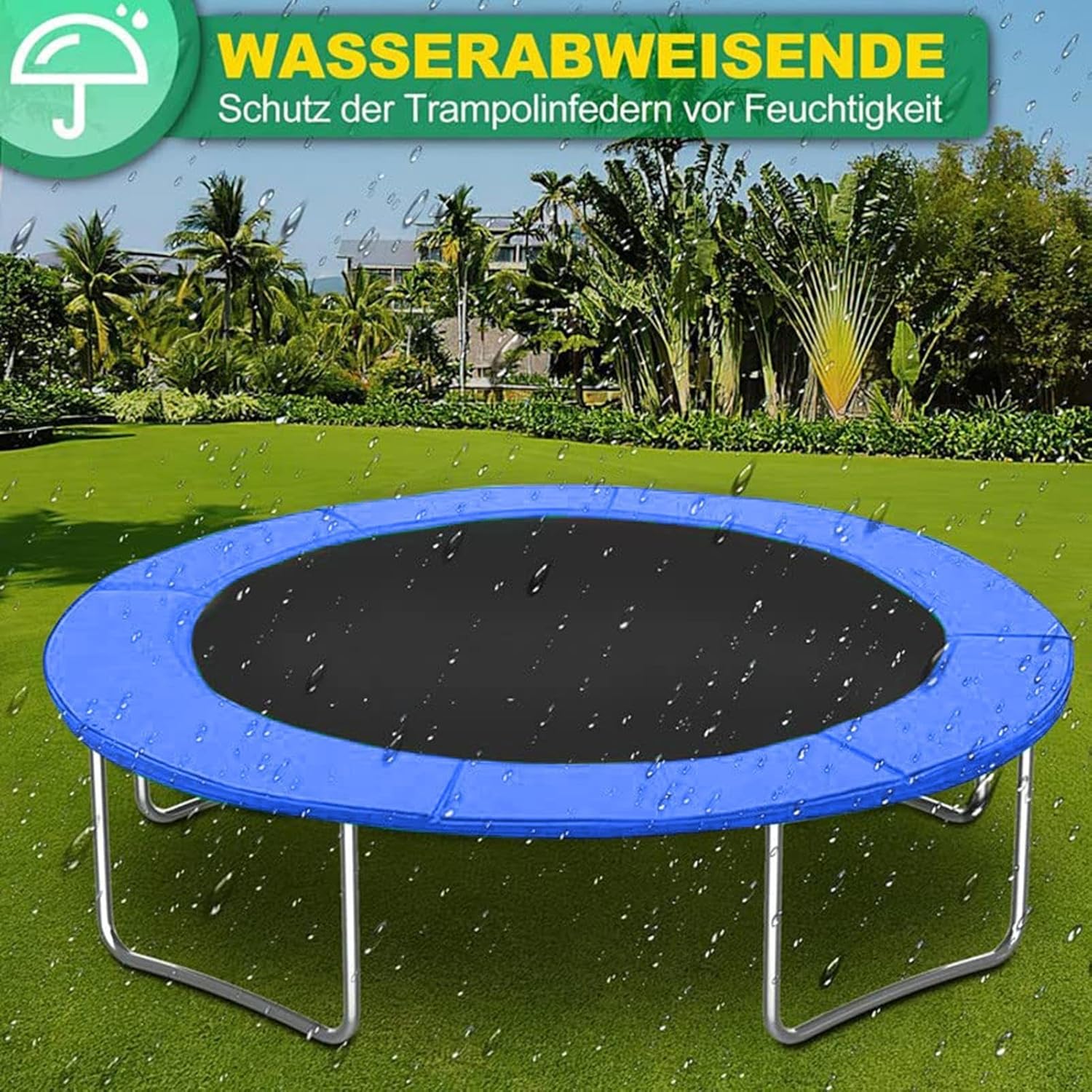 Generic Trampoline Spring, 10 Ft Trampoline Pad Replacement, Round Waterproof Trampoline Replacement Pad, Trampoline Pads Trampoline Accessories, LJ3TJ664NWD77OMUJYV