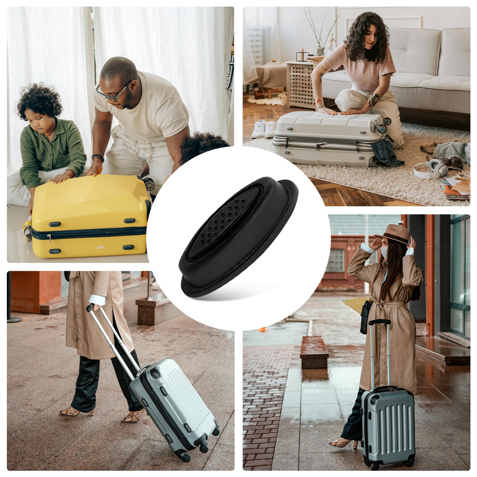 MOLUCKFU 20 Stück Kofferfüße - Ersatzfüße Für Gepäck & Reisetaschen