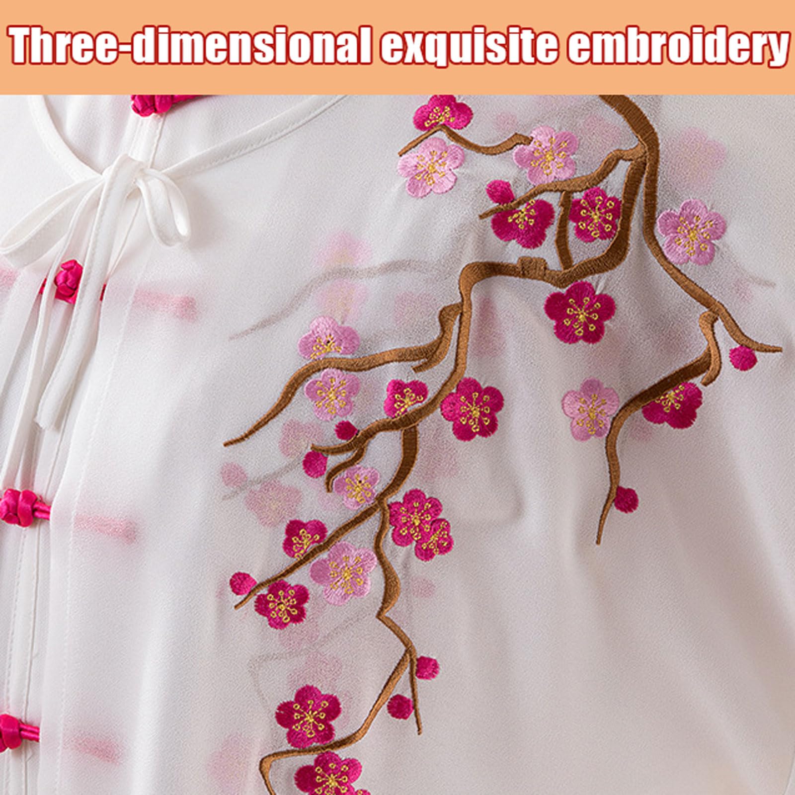 Tai Chi Abbigliamento,Tuta da Donna per Arti Marziali,Abbigliamento per Meditazione e Qigong,Uniforme Kung Fu Unisex,Leggero E Confortevole,per Esercizi Mattutini,Tai Chi,Kung Fu