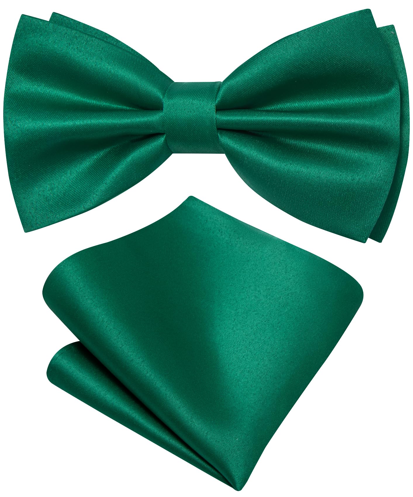 YOHOWA Mens Bow Tie Paisley Coloful Pre-tied Bowties Handkerchief Cufflinks