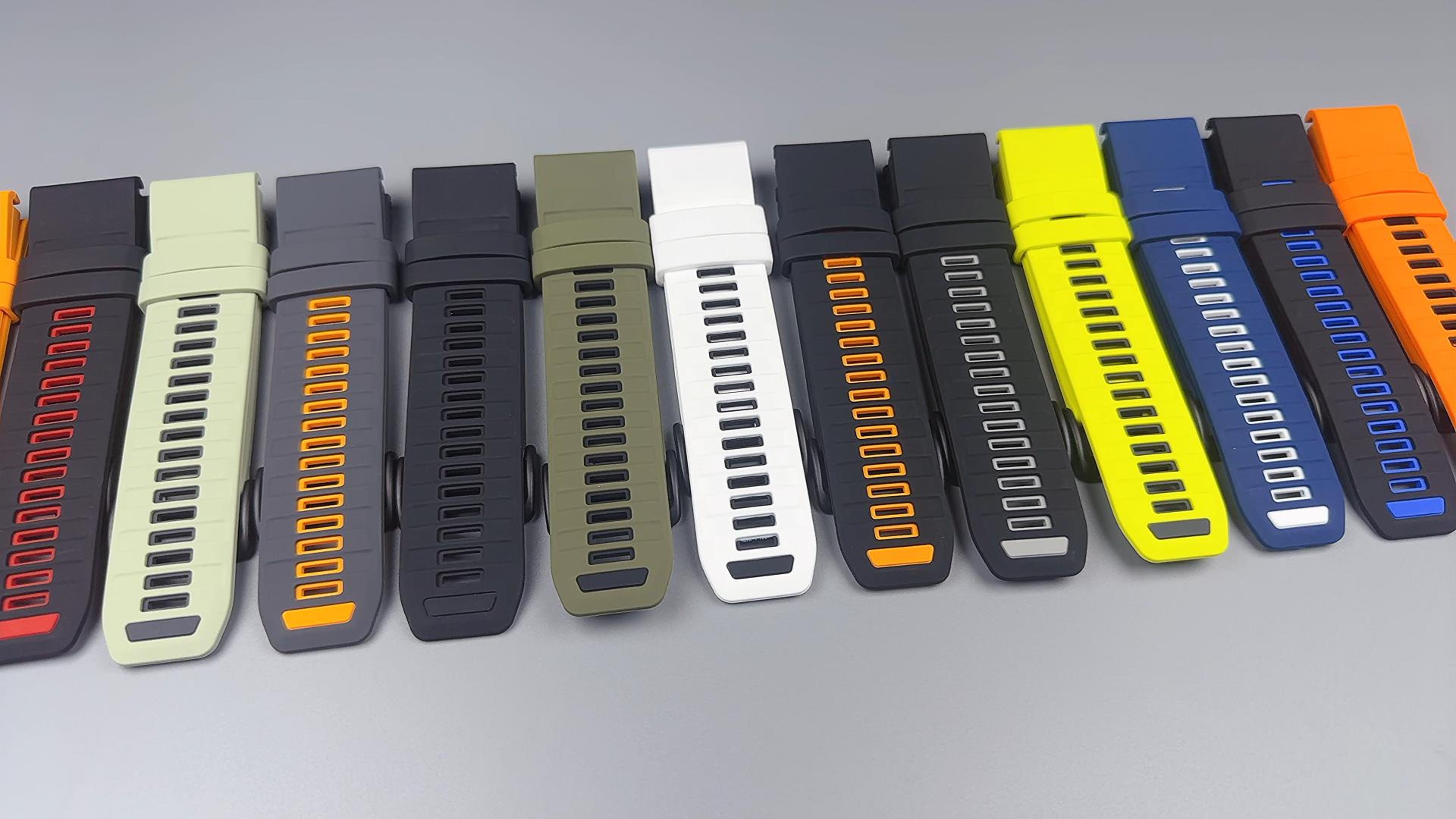 Correa silicona 22mm compatible Garmin Fenix 8 Pro miniatura 7