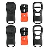 Keyless2Go Replacement for New Shell Case and 3 Button Pad for Remote Key Fob with FCC KBRASTU15 - Shell ONLY (2 Pack)