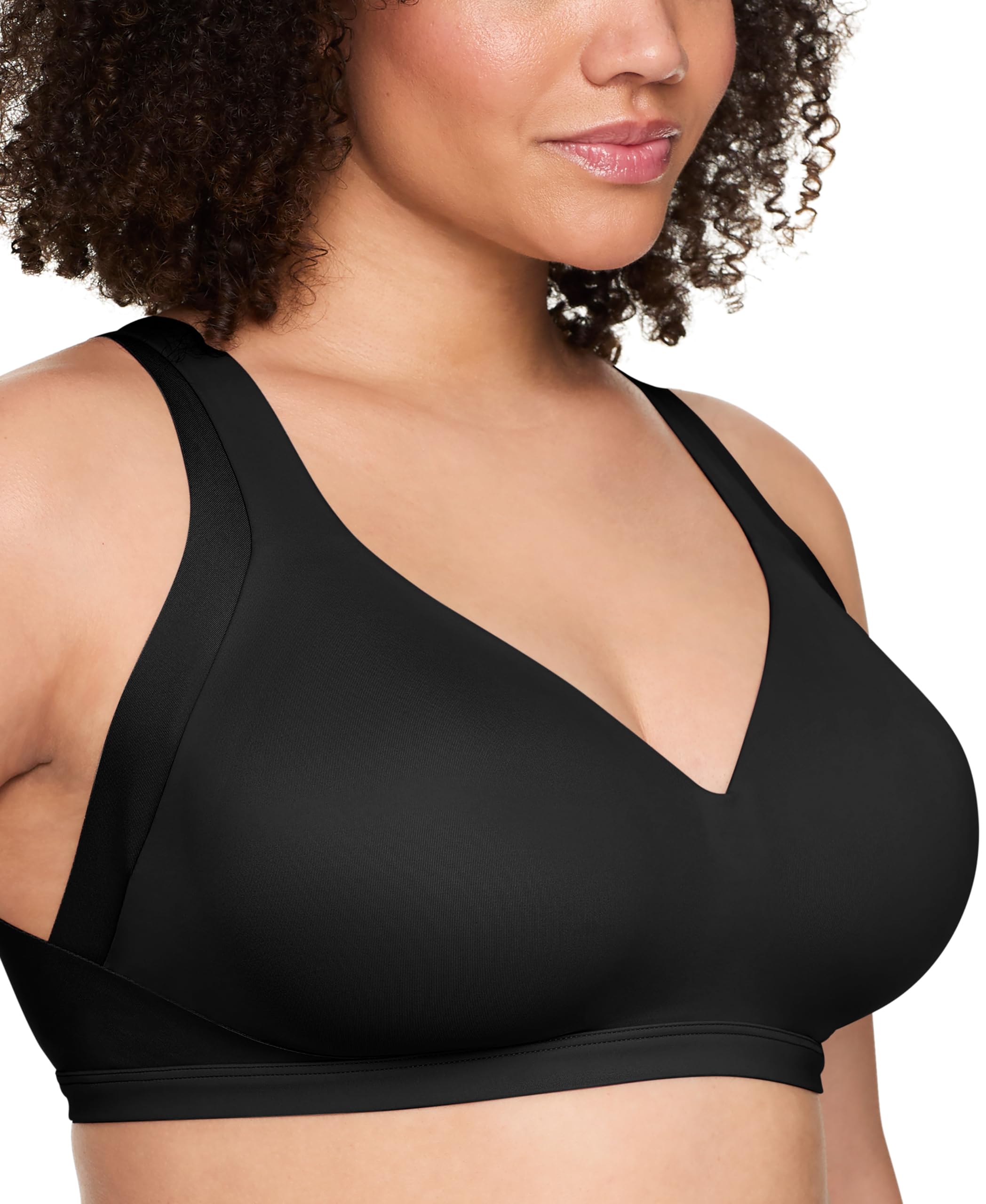 Warner's Womens No Side Effects Underarm and Back-Smoothing Comfort Wireless Lightly Lined T-Shirt Bra Ra2231a