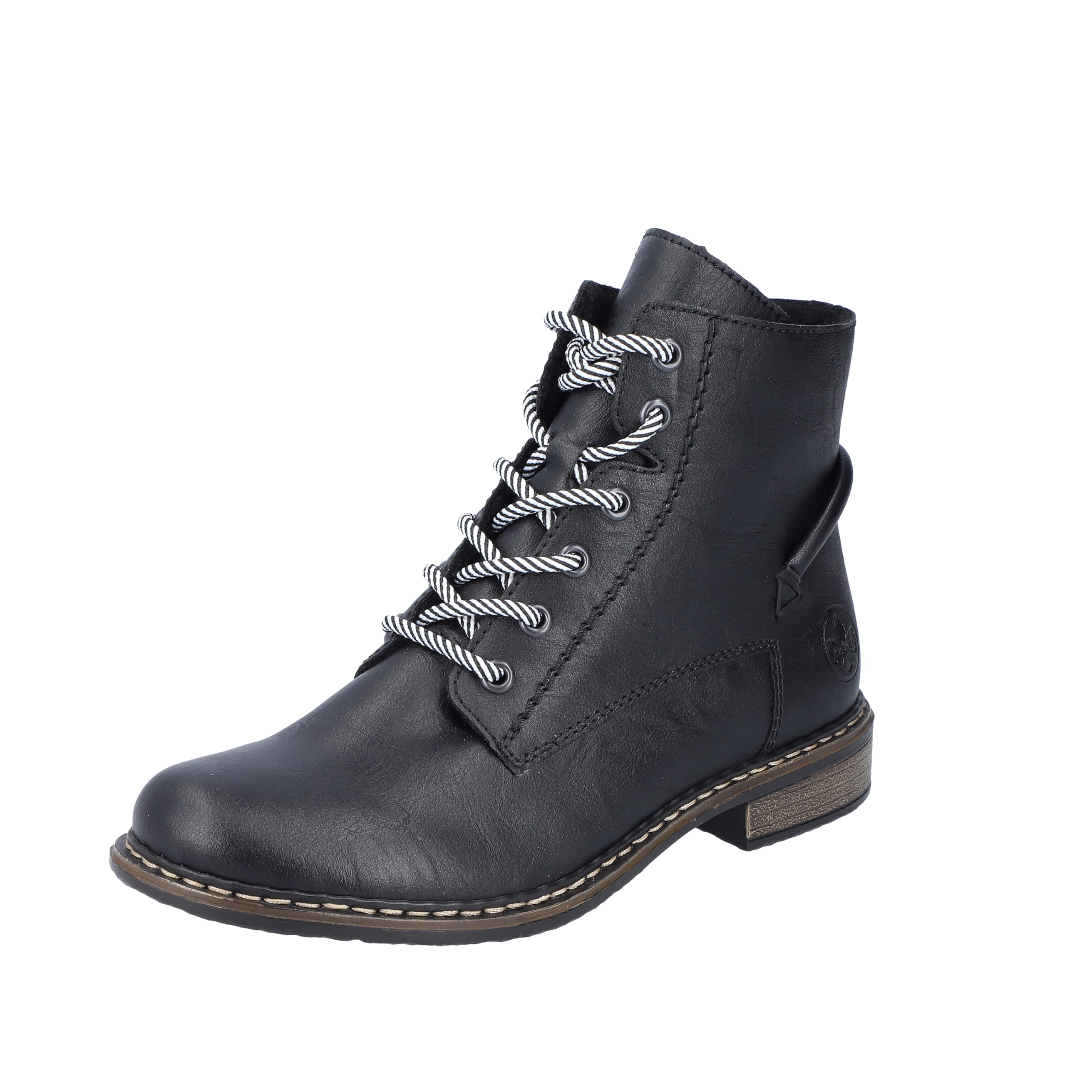 Rieker Women's 71230 Lace-Up Boots, black, 3.5 UK