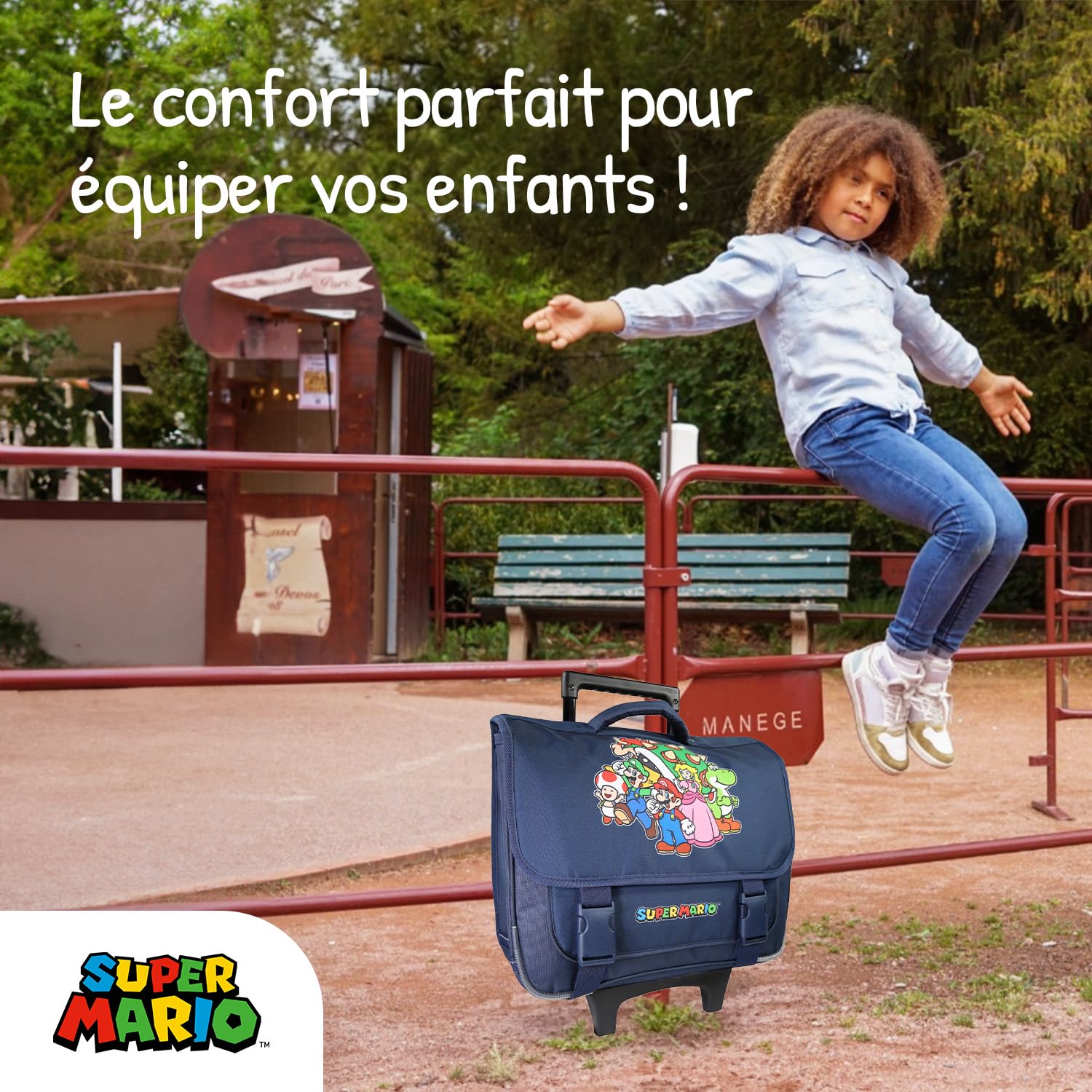 Bagtrotter - Cartable Primaire Garçon - 38 cm - Grand Rangement - Tons Bleu - Différents Modèles & Licences