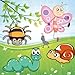 Puzzles d'insectes pour les bambins et enfants! Jeux éducatifs de puzzle : apprendre à connaître les insectes!