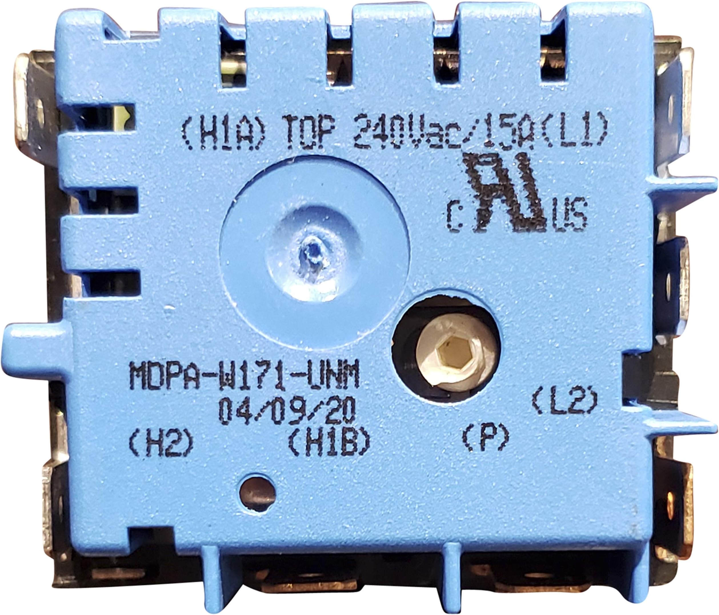 KITCHEN BASICS 101UPGRADED OEM Dual Switch W10434452, Range Infinite Control Switch Compatible with Whirlpool PS11754687, MDPA-W171-WPM by