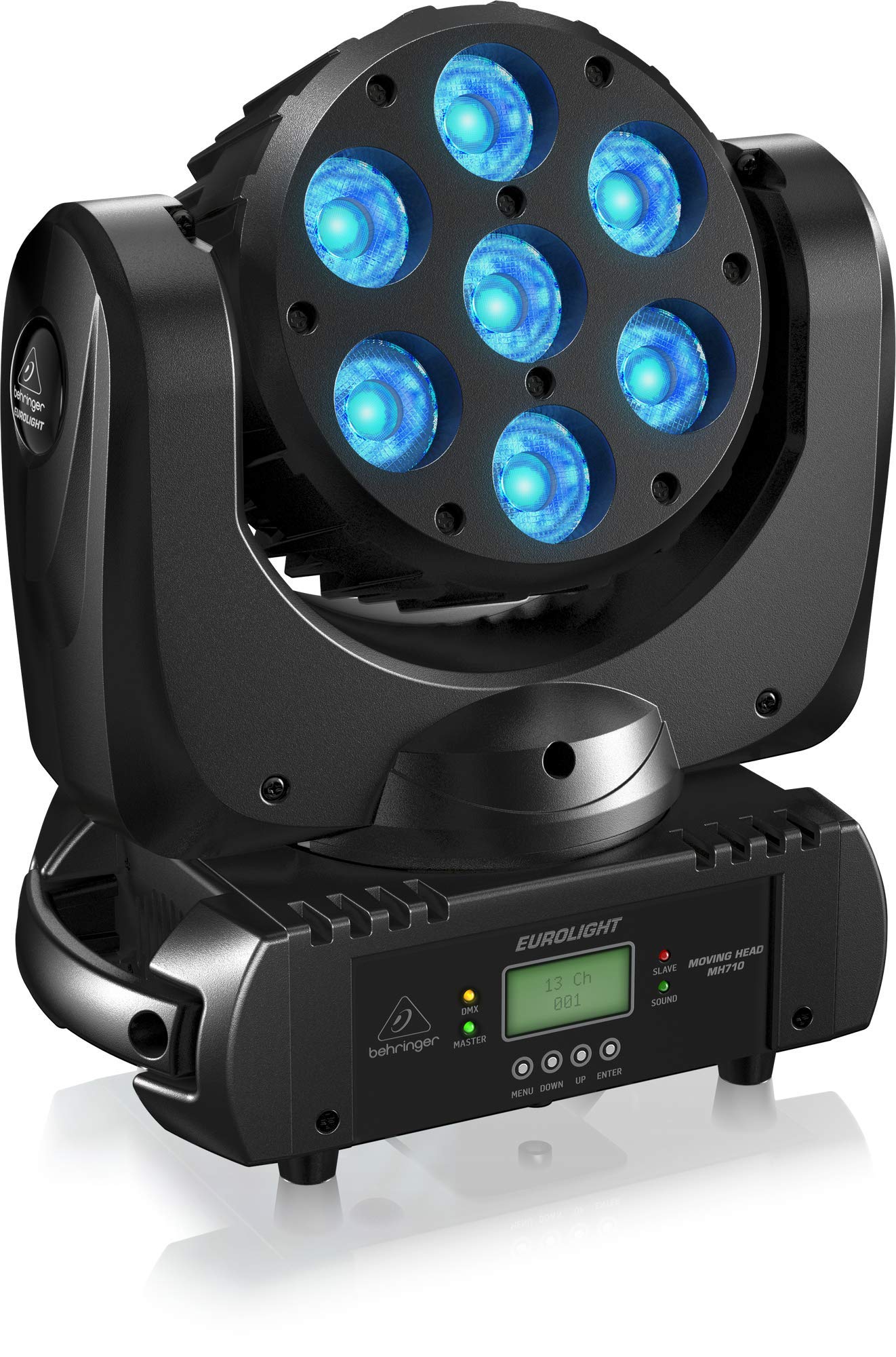 Behringer EUROLIGHT MOVING HEAD MH710 Compact Moving Head Wash Lighting Effect with RGBW LED