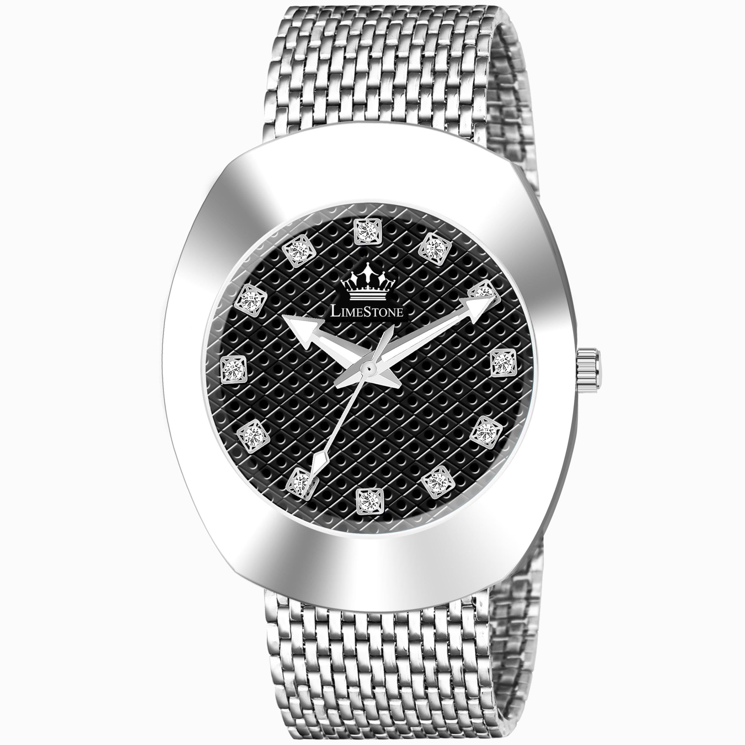 LIMESTONE IZIPIZI 3D Series Mesh Stainless Steel Chain Hydraulic Dial Quartz Analog Watch - for Men (RADD008) (B0CLZL5ZK8) Amazon Price History, Amazon Price Tracker