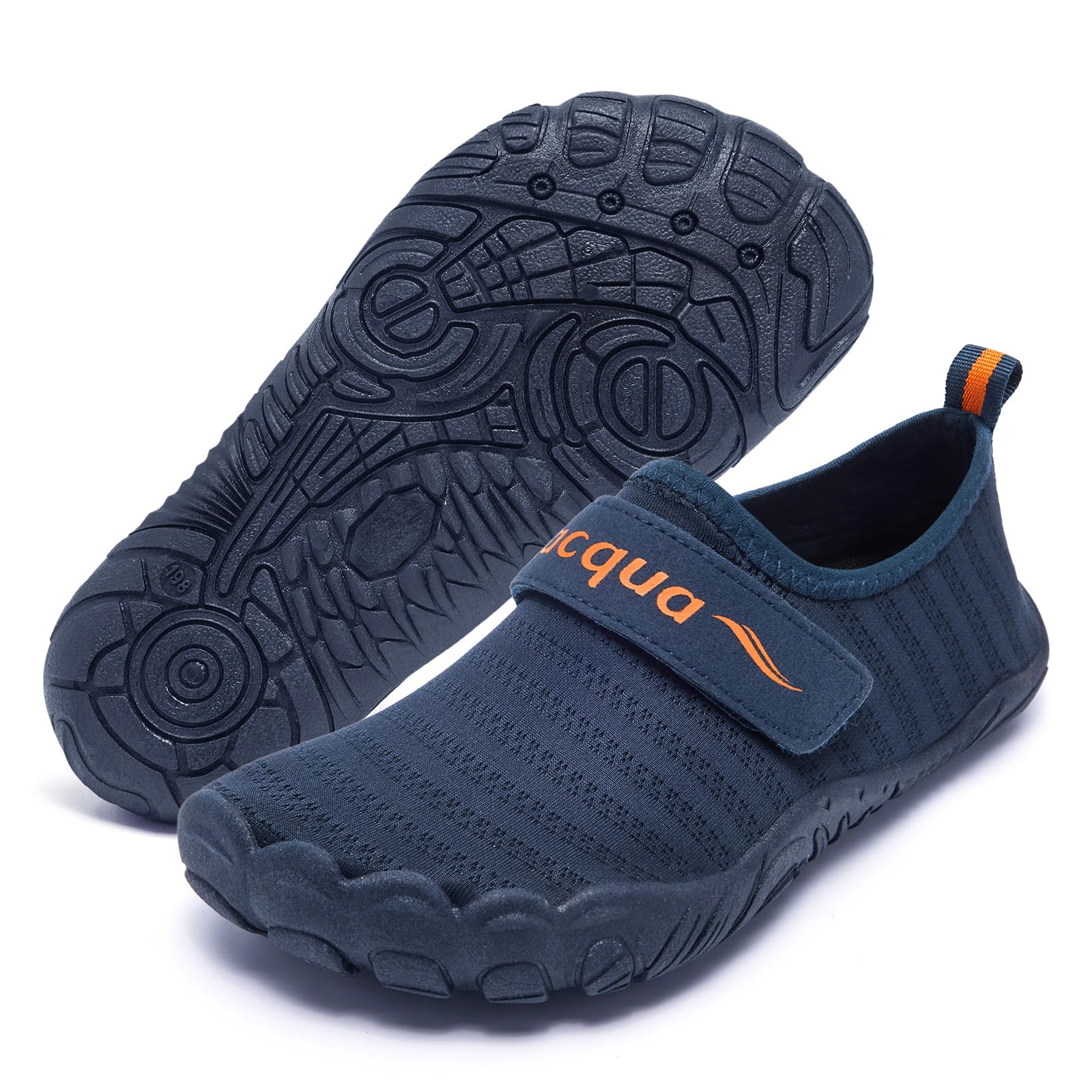 Racqua Kids Water Shoes Non-Slip Beach Shoes Outdoor Breathable Swim Shoes Quick Dry Lightweight Pool Aqua Shoes Boys Girls(Little Kid/Big Kid)