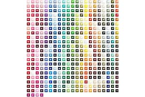 ARTDOT(TM) Suptikes 22 Pieces Resin Diamond Painting Kit, 89000PCS 445 Colors Drills...
